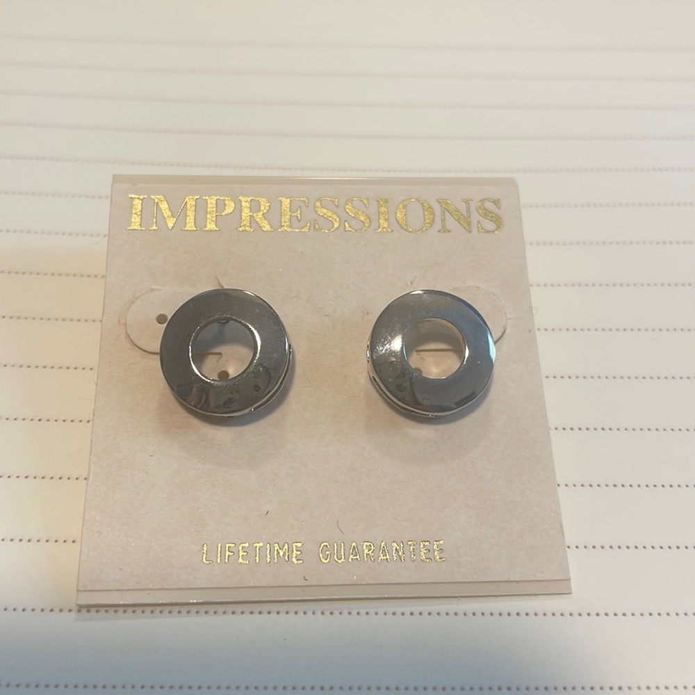 ☀️ Impressions Circle Earrings